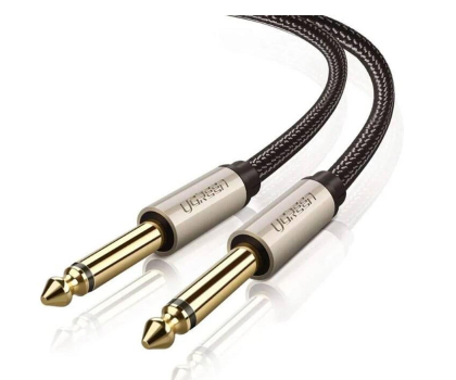 Kabel i złączka UGREEN AV128 Kabel jack 6.35 mm - 1m szary